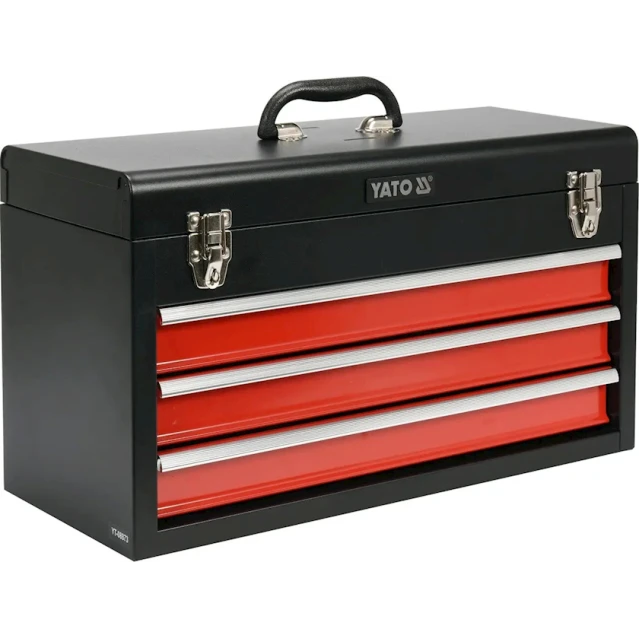 Alətlər üçün qutu Yato YT-08873, 21.8х30х52 sm, qara/qırmızı