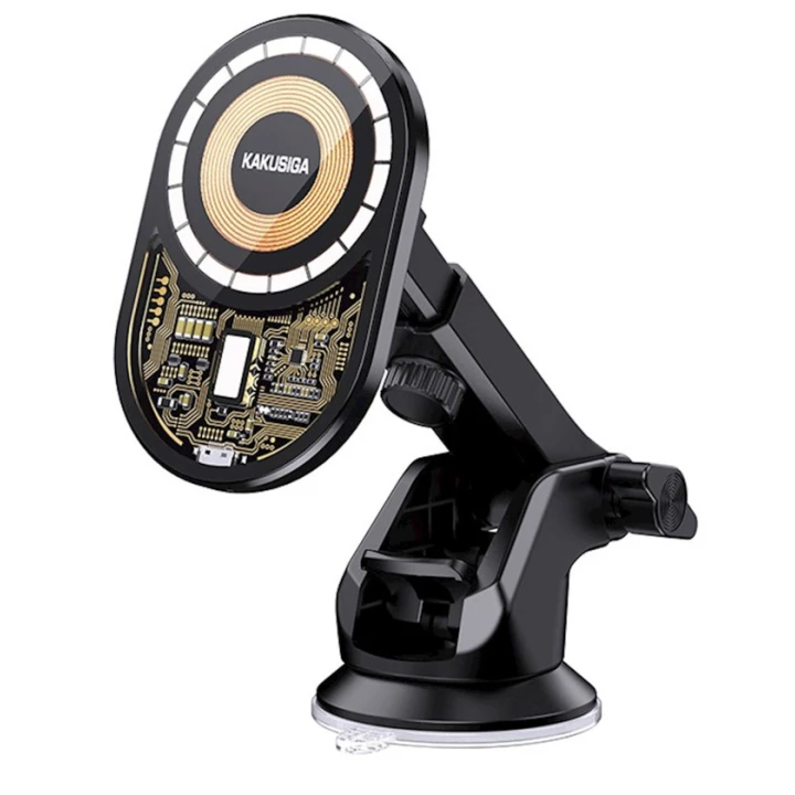 Автомобильный держатель Kakusiga Wireless Charging 15W Teledoctor-1155