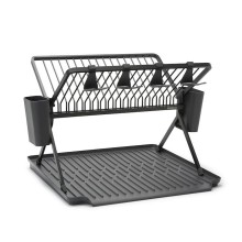 Quruducu boşqablar üçün Brabantia SinkSide, 51x42x33 sm, alüminium, tünd boz