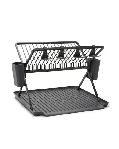 Quruducu boşqablar üçün Brabantia SinkSide, 51x42x33 sm, alüminium, tünd boz
