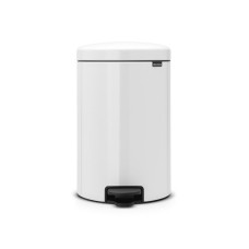 Zibil vedrəsi Brabantia NewIcon, 46.7x38x29 sm, polad, 20 l, ağ