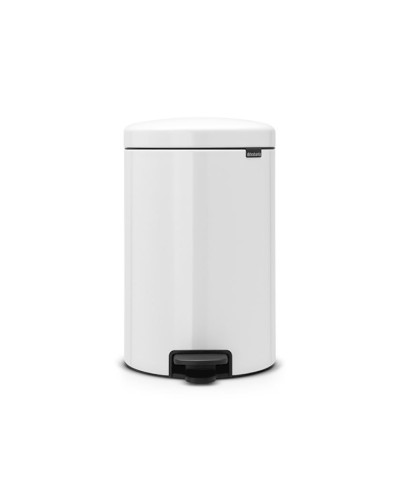Zibil vedrəsi Brabantia NewIcon, 46.7x38x29 sm, polad, 20 l, ağ