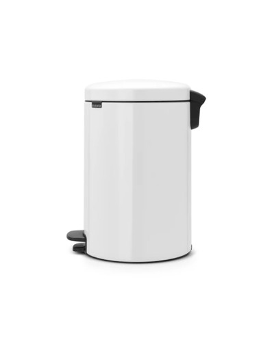 Zibil vedrəsi Brabantia NewIcon, 46.7x38x29 sm, polad, 20 l, ağ