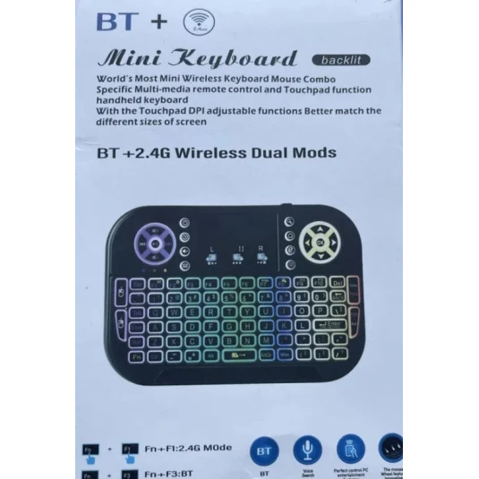 Мини-клавиатура bt/2.4G Wireless Dual Mods