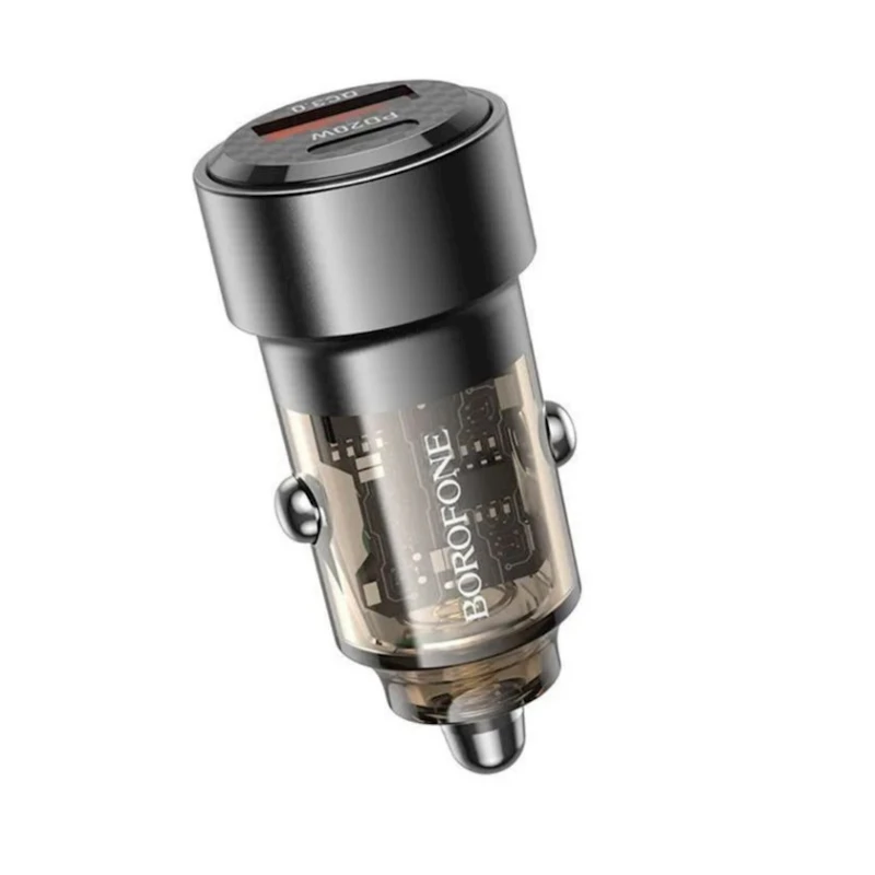 Автомобильное зарядное устройство Borofone BZ20 Black