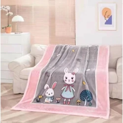 Плед-покрывало для девочек Zarina Home SHA-00002816, односпальное, 150x200 см, бамбук, разноцветный