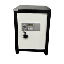 Ofis və mebel seyfi, açarlı və elektron kodlu kilid ilə, qara, 65x45 - GM_3910006