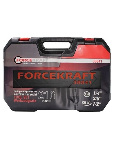 Ləvazimat dəsti ForceKraft FK-38841, 216 əd