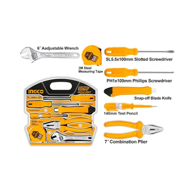 Əl aləti dəsti Ingco 7 əd Əl aləti dəsti Ingco 7 əd