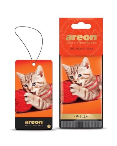 Aromatlaşdırıcı avtomobil üçün Areon Wild The Small Tiger, asma