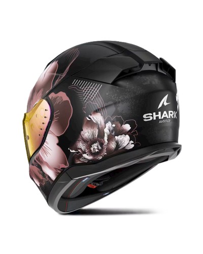 Motosikl dəbilqəsi Shark D-Skwal 3 Mayfer HE0927EKVQM, ölçü M, bənövşəyi/qara