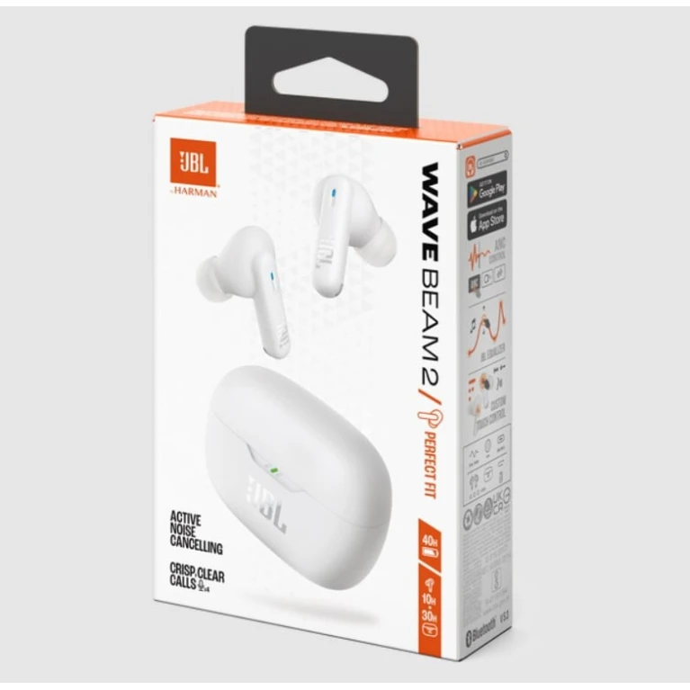 Беспроводные наушники JBL Wave Beam 2 NC White