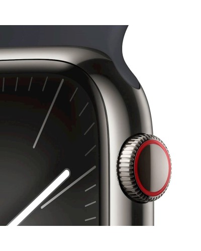 Ağıllı saat Apple Watch 9 45 mm Midnight Sport Band (MRMW3HN/A)