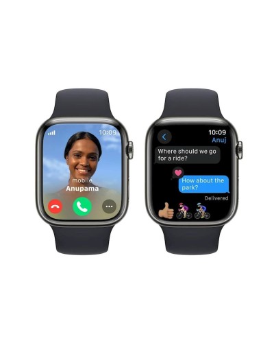 Ağıllı saat Apple Watch 9 45 mm Midnight Sport Band (MRMW3HN/A)