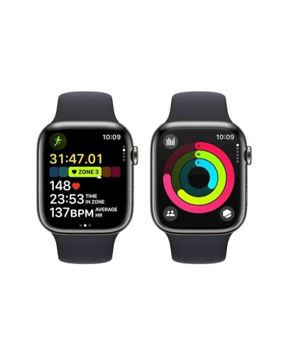 Ağıllı saat Apple Watch 9 45 mm Midnight Sport Band (MRMW3HN/A)
