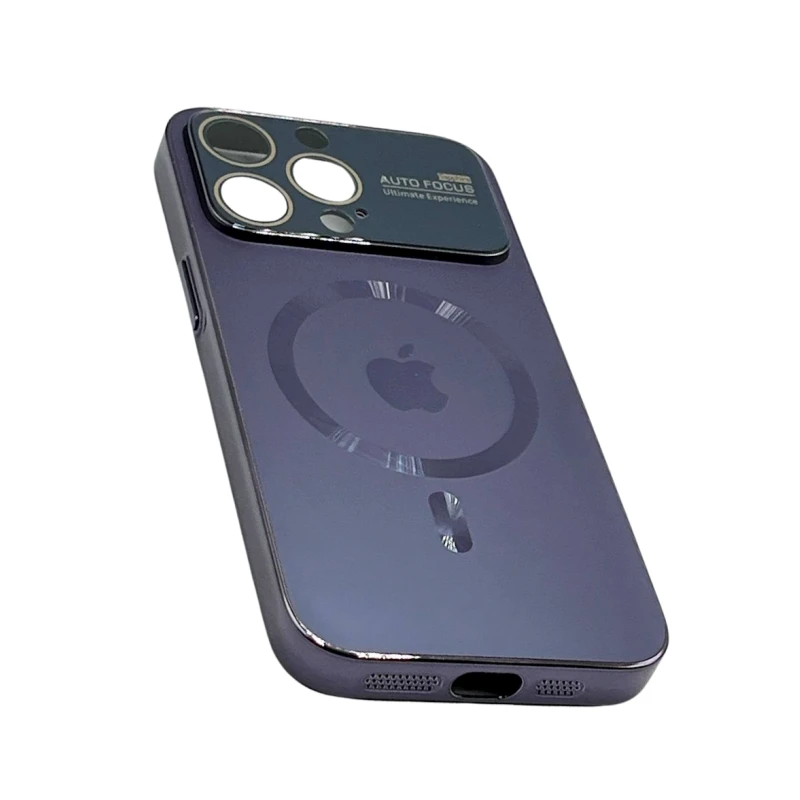 Чехол Auto Focus Slim Magsafe PC для Apple iPhone 13 Pro Deep Purple