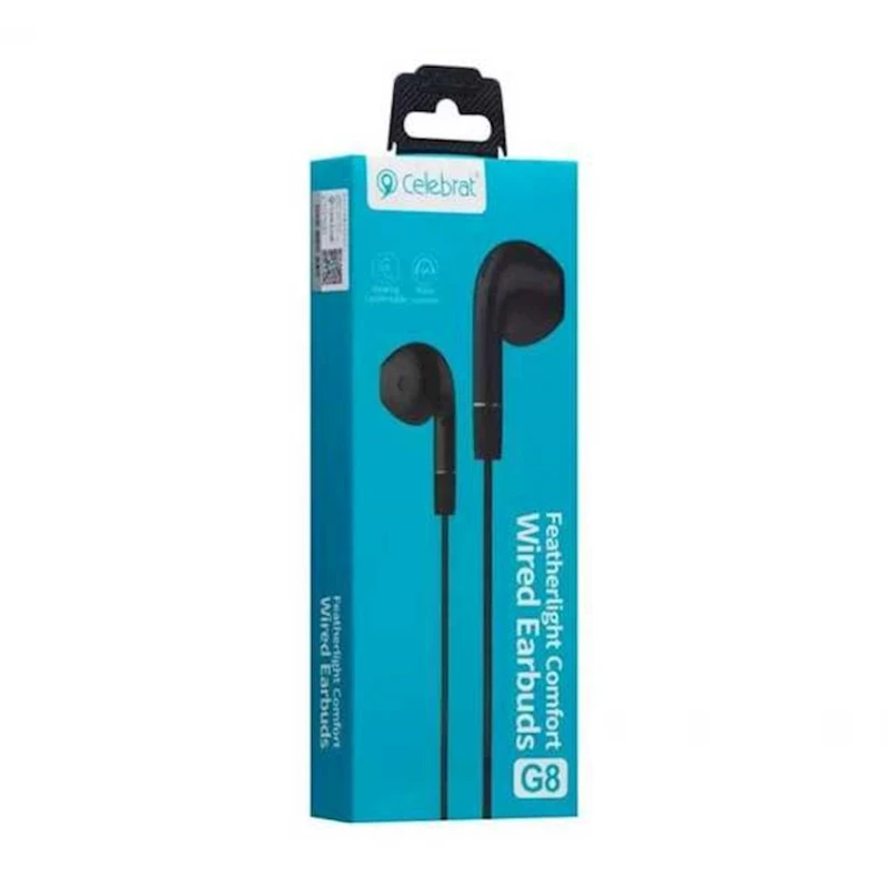 Проводные наушники Celebrat G8 Black Проводные наушники Celebrat G8 Black