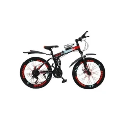 VeloStrim No24 Velosiped qara qırmızı