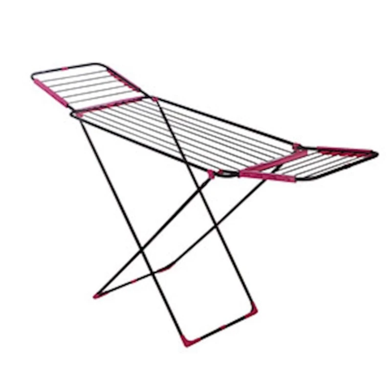 Сушилка для белья Perilla Avrora, металл/пластик, розовая/черная, 94 см Сушилка для белья Perilla Avrora, металл/пластик, розовая/черная, 94 см