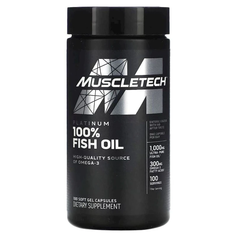 Рыбий жир Muscletech Omega-3 Fish Oil 100 капсул Рыбий жир Muscletech Omega-3 Fish Oil 100 капсул