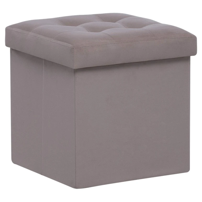 Пуфик 104, серый, 40x35x35 см Пуфик 104, серый, 40x35x35 см