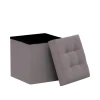 Пуфик 104, серый, 40x35x35 см Пуфик 104, серый, 40x35x35 см