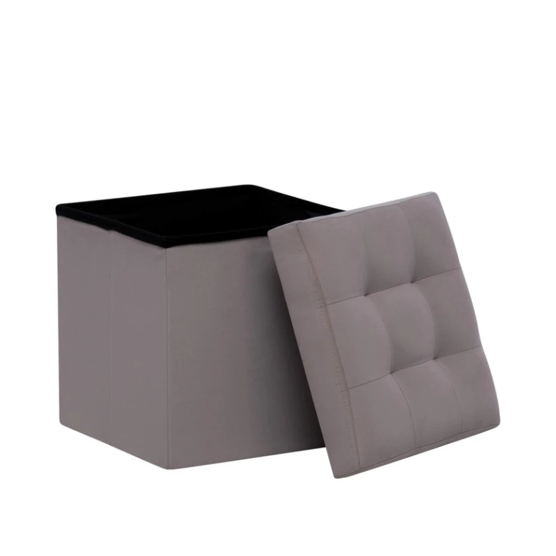 Пуфик 104, серый, 40x35x35 см Пуфик 104, серый, 40x35x35 см