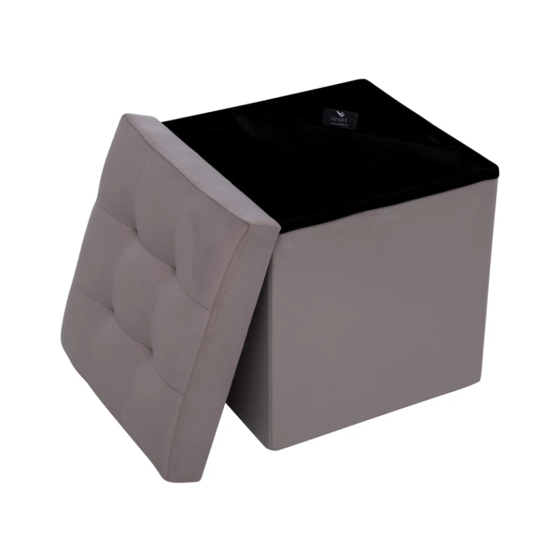 Пуфик 104, серый, 40x35x35 см Пуфик 104, серый, 40x35x35 см