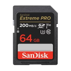 Yaddaş kartı Sandisk SDXC Extreme Pro 64GB 200MB/s UHS-I C10 V30 U3
