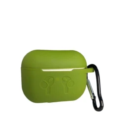 Чехол для Airpods Pro, силиконовый, зеленый