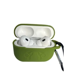 Чехол для Airpods Pro, силиконовый, зеленый