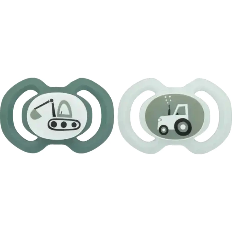 Набор пустышек Babydream Der Symmetrische, 18+ месяцев, 2 шт, товар в ассортименте Набор пустышек Babydream Der Symmetrische, 18+ месяцев, 2 шт, товар в ассортименте