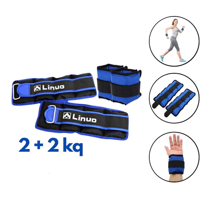 Yük dəsti 2166, 2 əd hər biri 2 kq, mavi Yük dəsti 2166, 2 əd hər biri 2 kq, mavi