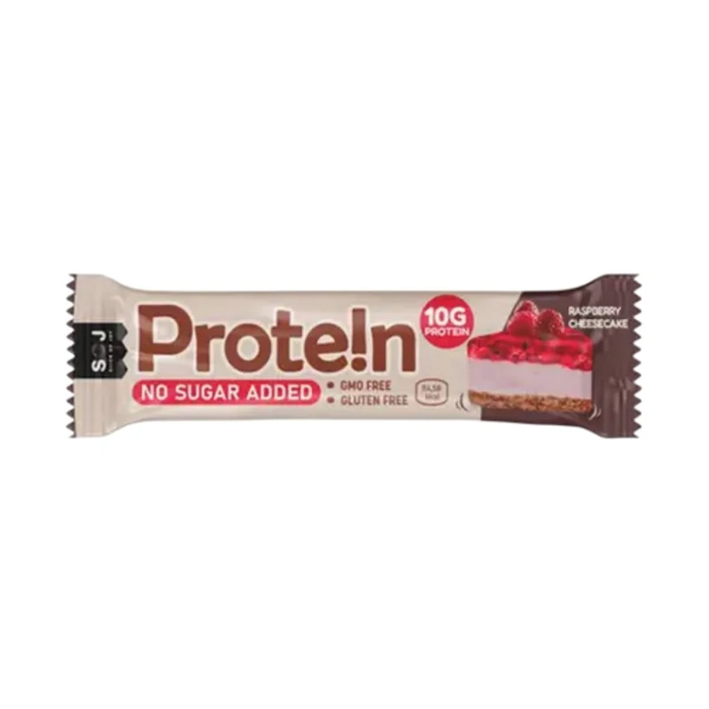 Proteinli bar SOJ Prote!n Raspberry Cheesecake, 40 q