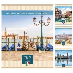 Набор тетрадей Проф-Пресс А5, 96 листов, клетка, 1 шт, товар в ассортименте