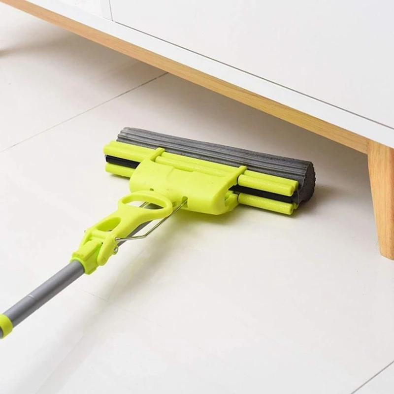 Швабра с губкой-валиком MA-GH212, зеленый, 100x33 см Швабра с губкой-валиком MA-GH212, зеленый, 100x33 см