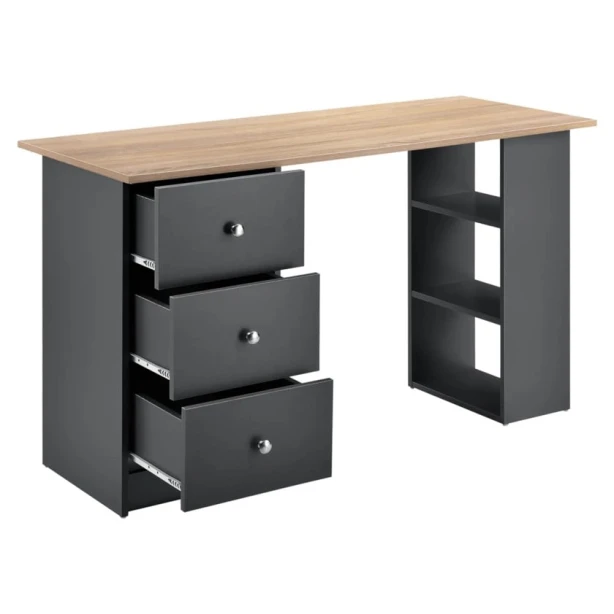 Компьютерный стол Art Mebel 83, черный, 74x120x50 см Компьютерный стол Art Mebel 83, черный, 74x120x50 см