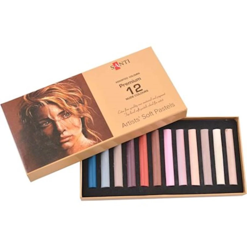 Набор сухой пастели Santi Nude Colours 353274, 12 цветов Набор сухой пастели Santi Nude Colours 353274, 12 цветов
