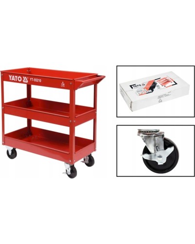 Alətlər üçün qutu-araba Yato YT-55210, 79x37x79.5, qırmızı