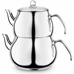 Набор чайников Baron, металлический, 1.4/2.6 л, серебристый