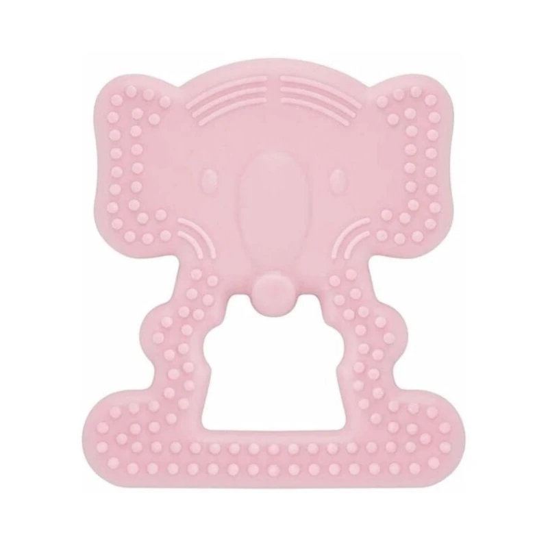 Dişlər üçün oyuncaq Babyjem fil formasında, Çəhrayı Dişlər üçün oyuncaq Babyjem fil formasında, Çəhrayı