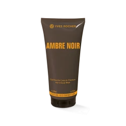 Гель для душа и шампунь Yves Rocher Ambre Noir - Hair & Body Shower Gel