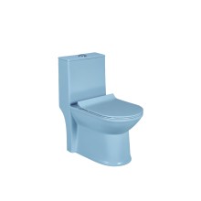 Unitaz çənli 6388, keramika, mavi