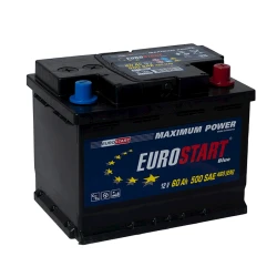Автомобильный аккумулятор Eurostart Blue EB600 60Ач 460A R+ Автомобильный аккумулятор Eurostart Blue EB600 60Ач 460A R+
