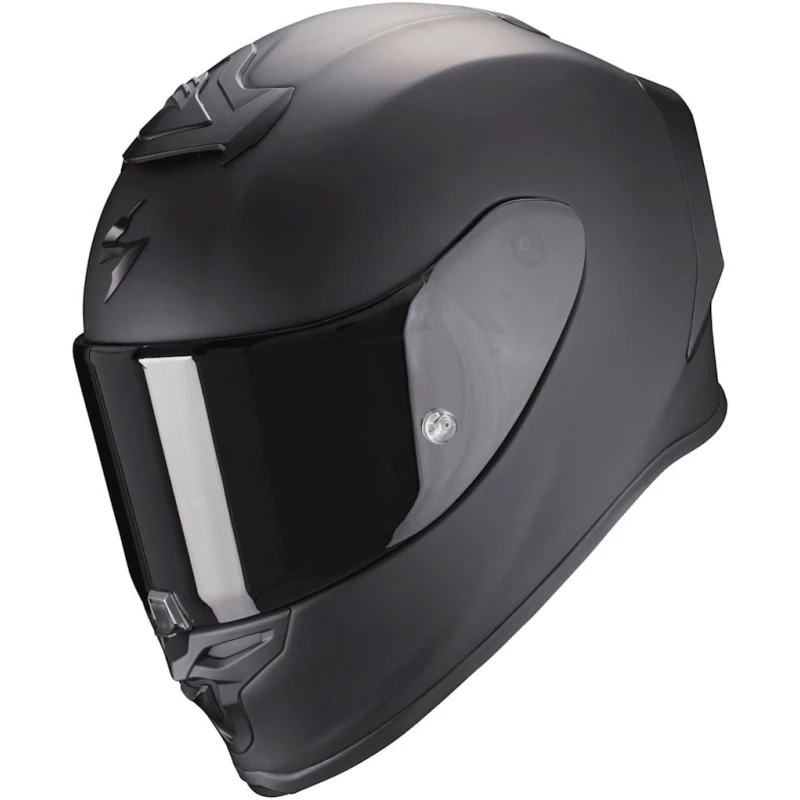 Motosikl dəbilqəsi Scorpion Exo-R1 Evo Air Solid, karbon/şüşə lif, qara, ölçü S