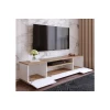 Тумба под ТВ Letta ЛДСП, белый/древесный, 55x40x180 см Тумба под ТВ Letta ЛДСП, белый/древесный, 55x40x180 см