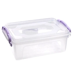 Контейнер для хранения Stars Plast пластик, прозрачный, 177x325x477 мм, 21 л