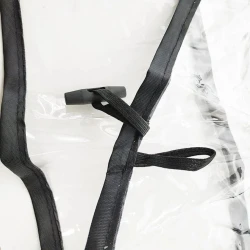 Uşaq arabası üçün yağış əleyhinə örtük Stroller Rain Cover, şəffaf