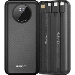 Xarici akkumulyator Recci RP01 10000 mAh Black