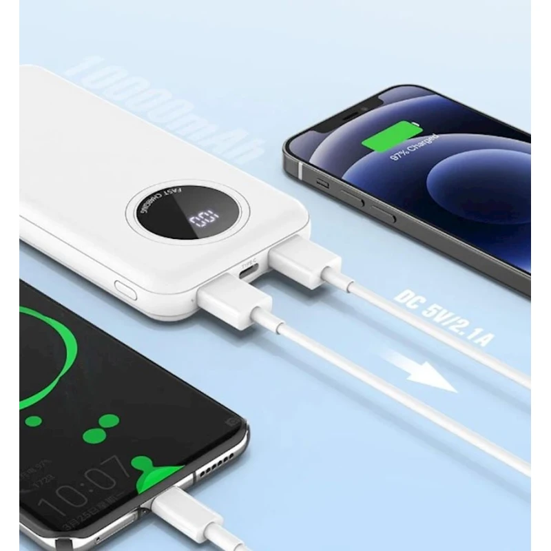 Внешний аккумулятор Recci RP01 10000 mAh Black